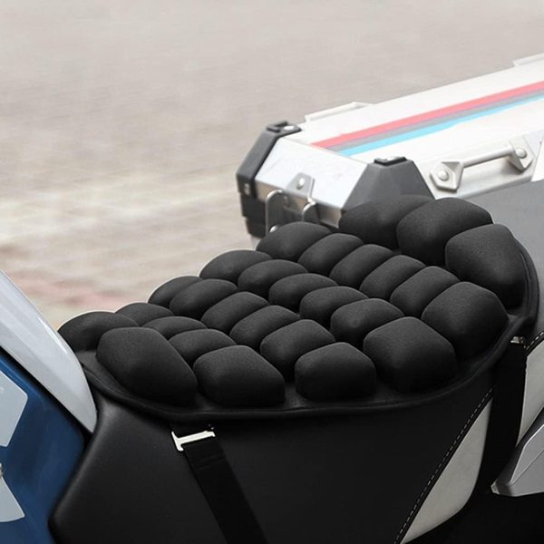 Universal Waterproof Bike And Motorcycle Seat Cushion – Premium Comfortable Relaxer Seat Cover With Anti-slip Design, Shock Absorption, And Weather-resistant Protection