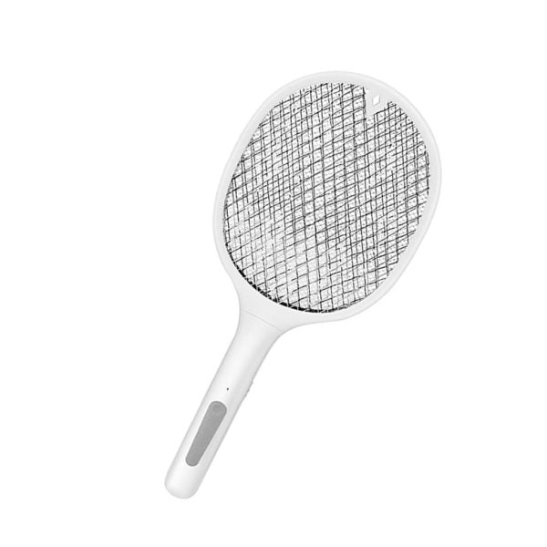 Mosquito Racket Electric Fly Swatter Powerful Usb Rechargeable Grid 3-layer Mesh Home Fly Killer Lamp (random Color)