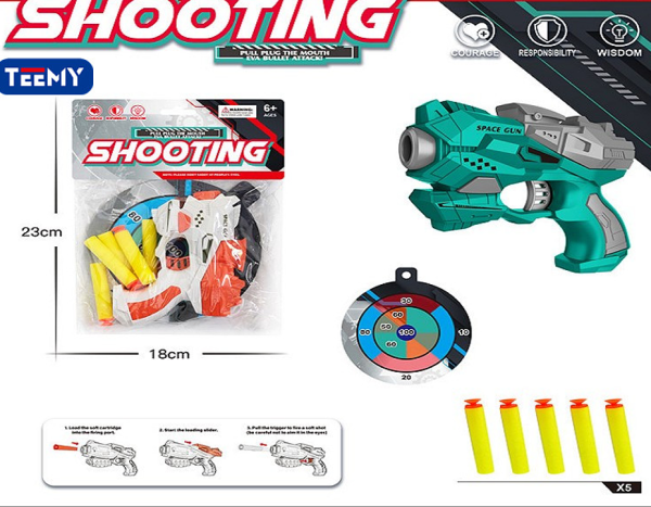 Plastic Soft Bullet Gun Promotional Toys Toy Guns Soft Bullets Soft Bullet Pistol – soft Bullet Shooting Gun – Random Color