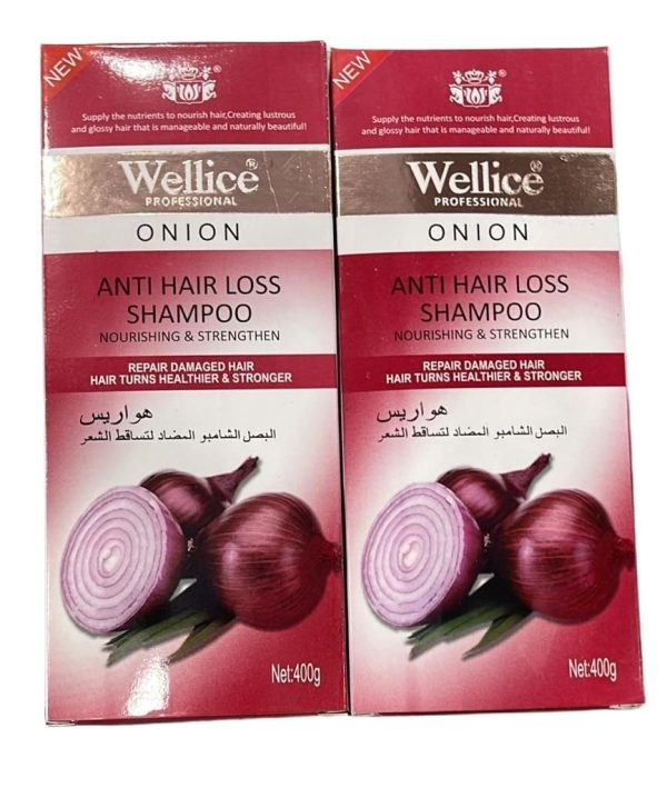 Wellice Professional Onion Anti Hair Loss Shampoo | Onion Shampoo | Shampo | Shampo For Girls & Boys – Anti Hair Loss Shampoo For All Hairs