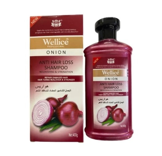 Wellice Professional Onion Anti Hair Loss Shampoo | Onion Shampoo | Shampo | Shampo For Girls & Boys – Anti Hair Loss Shampoo For All Hairs