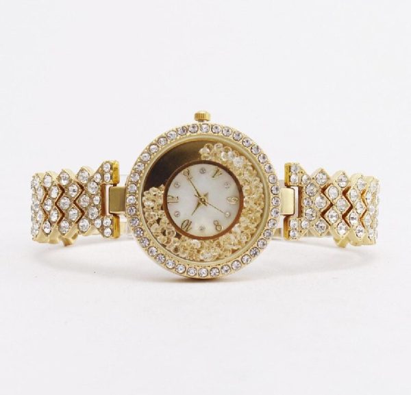 Fashion Watch Popular Fashion Diamond Women’s Watch Quartz Leisure Watches For Women Luxury Watch (without Box)