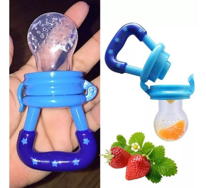 Food Pacifier + Feeder Spoon / Fresh Fruit Food Baby , Feeding Safe Fruit Feeder – Random Color