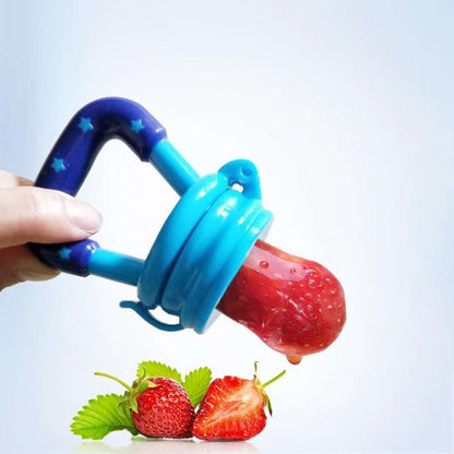 Food Pacifier + Feeder Spoon / Fresh Fruit Food Baby , Feeding Safe Fruit Feeder – Random Color
