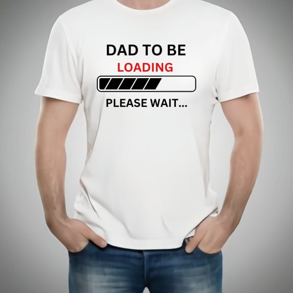 Dad To Be & Mom To Be Style White T-shirt – Key & Heart Design T-shirts  – Best Quality T-shirts | T-shirt For Women – T-shirt For Men