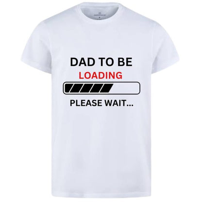 Dad To Be & Mom To Be Style White T-shirt – Key & Heart Design T-shirts  – Best Quality T-shirts | T-shirt For Women – T-shirt For Men