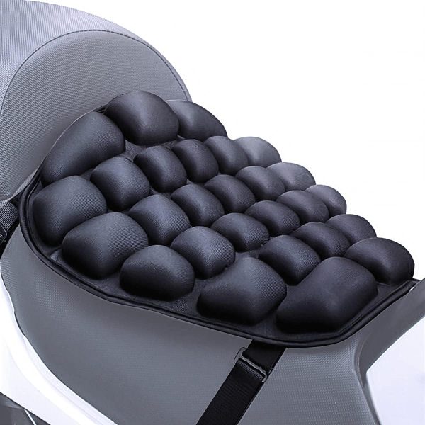 Universal Waterproof Bike And Motorcycle Seat Cushion – Premium Comfortable Relaxer Seat Cover With Anti-slip Design, Shock Absorption, And Weather-resistant Protection