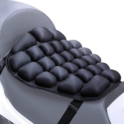 Universal Waterproof Bike And Motorcycle Seat Cushion – Premium Comfortable Relaxer Seat Cover With Anti-slip Design, Shock Absorption, And Weather-resistant Protection