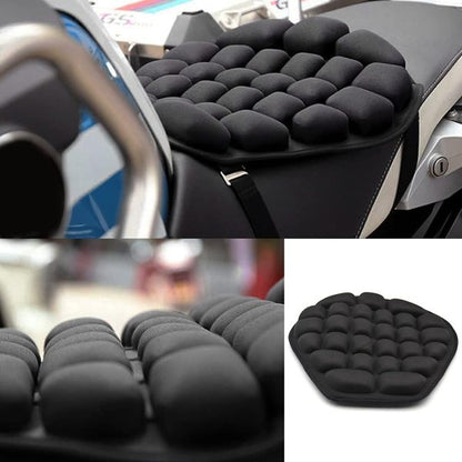 Universal Waterproof Bike And Motorcycle Seat Cushion – Premium Comfortable Relaxer Seat Cover With Anti-slip Design, Shock Absorption, And Weather-resistant Protection