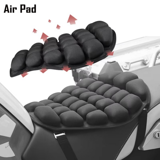 Universal Waterproof Bike And Motorcycle Seat Cushion – Premium Comfortable Relaxer Seat Cover With Anti-slip Design, Shock Absorption, And Weather-resistant Protection