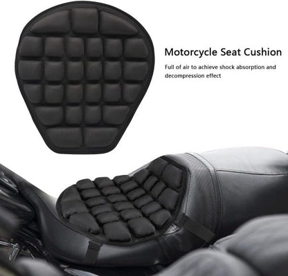 Universal Waterproof Bike And Motorcycle Seat Cushion – Premium Comfortable Relaxer Seat Cover With Anti-slip Design, Shock Absorption, And Weather-resistant Protection