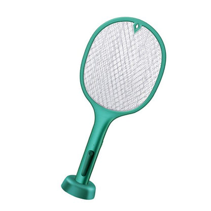 Mosquito Racket Electric Fly Swatter Powerful Usb Rechargeable Grid 3-layer Mesh Home Fly Killer Lamp (random Color)