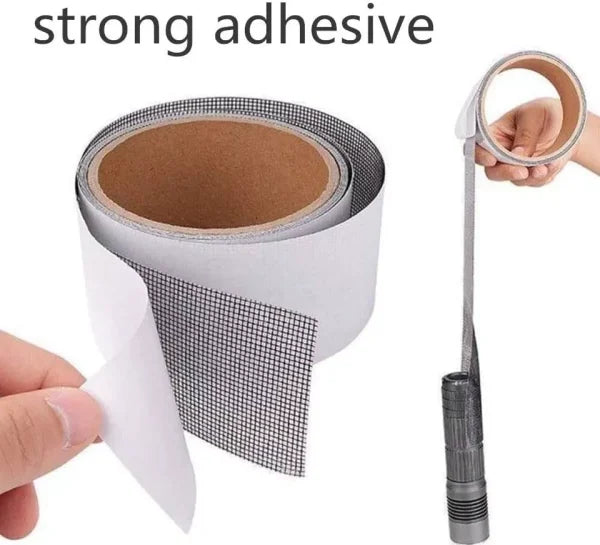 Mesh Roll Tape Window Screen Repair Patch | Keep Mosquitoes Out With Our Anti-insect, Self-adhesive Mesh Patch Tape – 2 Meter