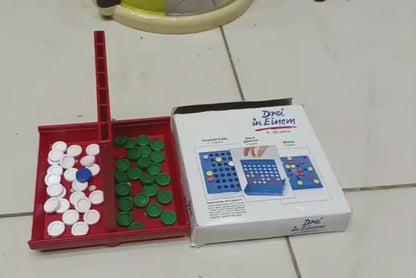 4 In A Row Board Game For Kids / Travel Board Game / Board Games Indoor & Outdoor, Perfect As A Party Game (random Color )