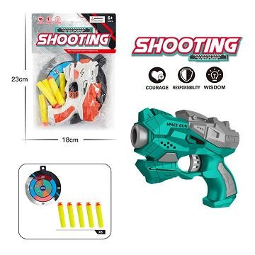Plastic Soft Bullet Gun Promotional Toys Toy Guns Soft Bullets Soft Bullet Pistol –  soft Bullet Shooting Gun – Random Color