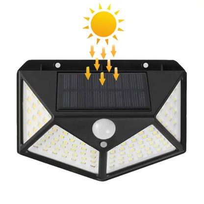 Solar Interaction Light Yx-100 | Solar Charging Led Induction Motion Sensor Wall Lamp For Outdoor Garden Courtyard Yx-100