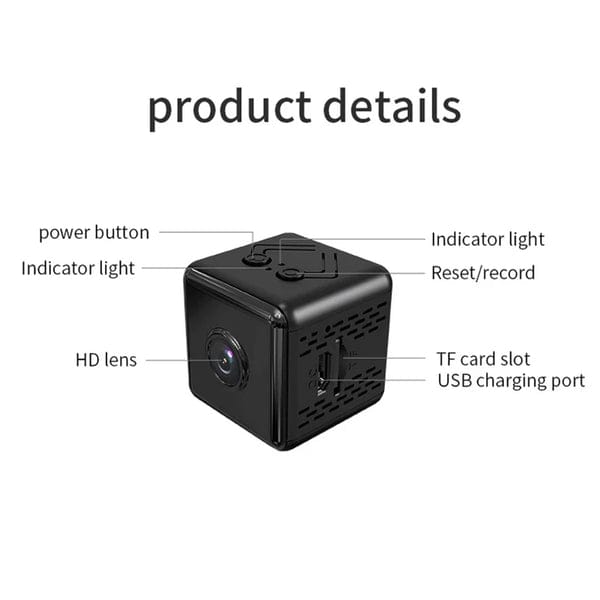 New X9 1080p Hd 2mp Magnetic Wifi Mini Camera Ftycampro App